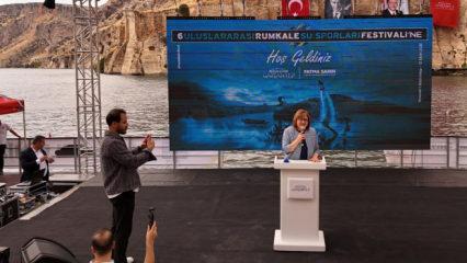 Yaklaşık 1000 sporcunun katıldığı Rumkale Su Sporları Festivali nefes kesti