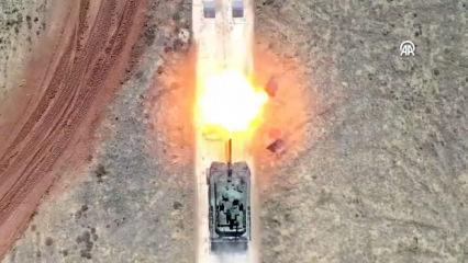 Yeni Altay tankı ilk kez g&ouml;r&uuml;nt&uuml;lendi! İlk teslimat 28 Ekim'de ger&ccedil;ekleşecek