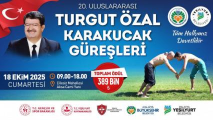20. Uluslararası Turgut Özal Karakucak Güreşleri için hazırlıklar tamamlandı