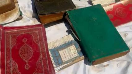 Batman Çayı kıyısında çuvallarda çok sayıda Kur'an-ı Kerim bulundu