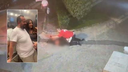 Beykoz'da cinayet kamerada! Eski kız arkadaşını bıçaklayarak katletti