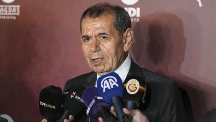 Dursun Özbek müjdeli haberin ardından konuştu! 'Yaşasın Galatasaray'