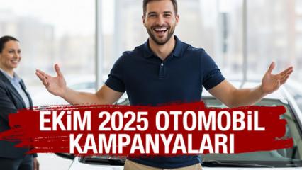 Ekim 2025 OTOMOBİL KAMPANYALARI açıklandı: Sıfır faizli...