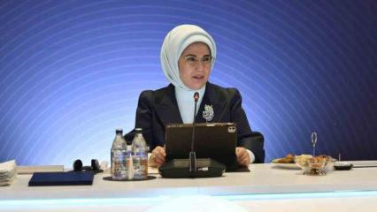 Emine Erdoğan: Ortak evimiz dünya için seslerimizi İstanbul'da birleştirdik