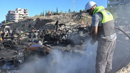 İsrail'in L&uuml;bnan'da bir iş makinasına d&uuml;zenlediği saldırıda 1 kişi &ouml;ld&uuml;