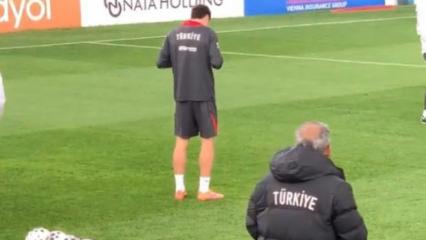 Kenan Yıldız'ın antrenmanda dua ettiği görüntüler yayınlandı