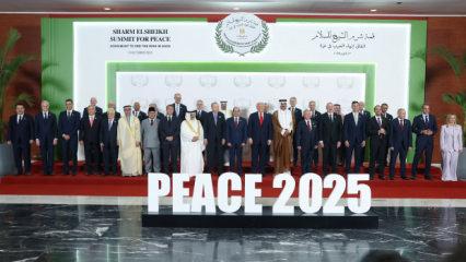 Gazze barış törenine kimler katıldı? İşte o kareler