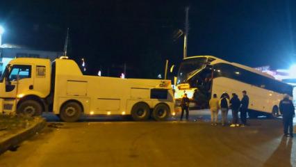 Bolu Dağı'nda tır ile otobüs çarpıştı