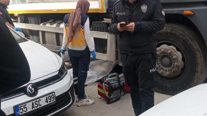 Samsun'da çöp kamyonunun altında kalan yaya öldü