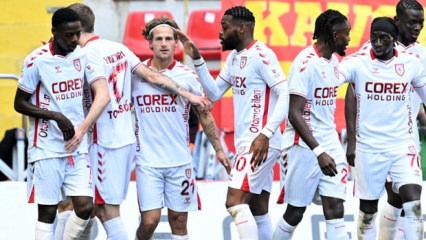 Samsunspor ikinci yarıda patladı! 'Duble' 3 puanı getirdi