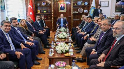 TBMM Başkanı Kurtulmuş'tan Diyarbakır'da Valilik ve Büyükşehir Belediyesine ziyaret