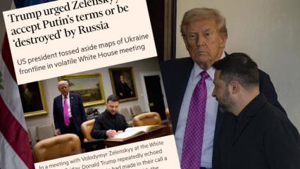 Trump küfredip haritayı fırlattı:  Ya Putin’in şartlarını kabul et ya da yok ol