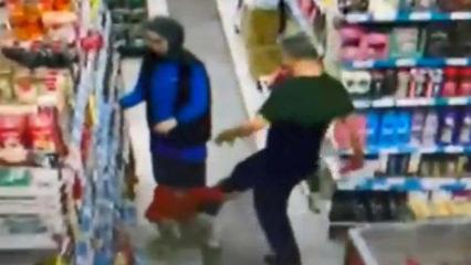 Türkiye'yi ayağa kaldırdı! Markette çocuğunu tekmeleyen cani babadan şoke eden ifade