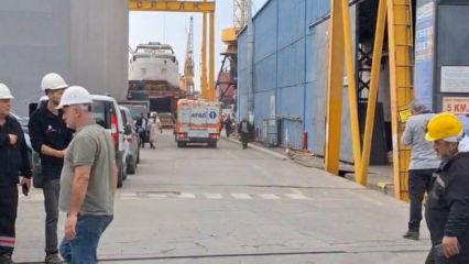 Tuzla'da tersanede patlama! Ölü ve yaralılar var!