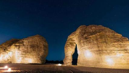 Zamanda donmuş bir fili andırıyor: Yıldız pozlama yöntemiyle çekildi