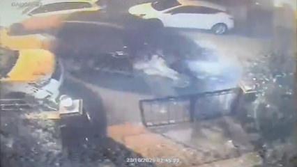 Maltepe'de tartıştığı kişinin üzerine araba sürmüştü! Dehşetin görüntüleri ortaya çıktı