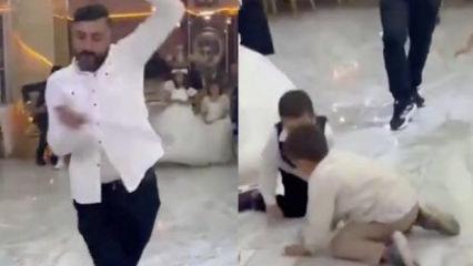 Adana'da düğünde bıçaklı dans! Çocuklar kıl payı kurtuldu