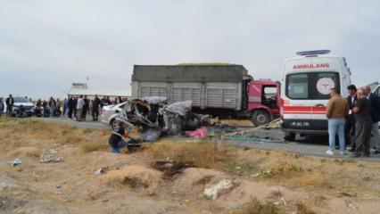 Aksaray'da feci kaza: Üç kişi hayatını kaybetti