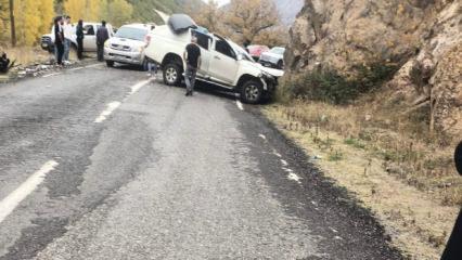 Artvin'de zincirleme trafik kazası: 4 yaralı