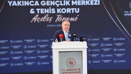Bakan Bak: Gençler için yatırımlarımıza devam edeceğiz
