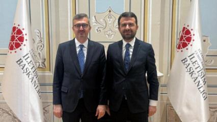 BİK Genel Müdürü Abdulkadir Çay'dan İletişim Başkanı Burhanettin Duran'a ziyaret