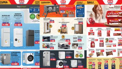 BİM 29 Ekim aktüel ürünler kataloğu: Buzdolabı, çamaşır makinesi, kamp ve ev sobası...