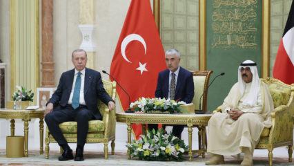 Cumhurbaşkanı Erdoğan Kuveyt'te: Çok önemli Gazze ve Suriye mesajı