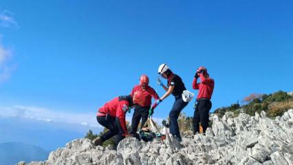 Fethiye'de paraşüt kayalıklara düştü: 1 ölü, 1 yaralı
