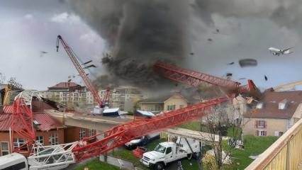 Fransa'da hortum felaketi: 1 ölü, 10 yaralı