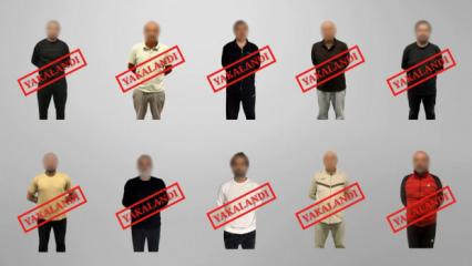 Kırmızı bültenle aranan 10 suçlu yakalandı