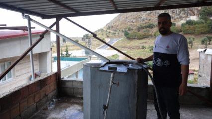 Kurduğu sistemle yağmur suyunu depolayıp kullandı! Yaptığı tasarruf ilgi topladı...
