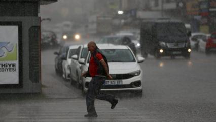 Meteoroloji'den kuvvetli sağanak uyarısı: 7 il için sarı uyarı verildi