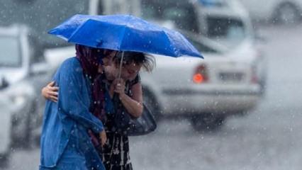 Meteoroloji'den son dakika sağanak yağış uyarısı! Sarı kodlu uyarı geldi
