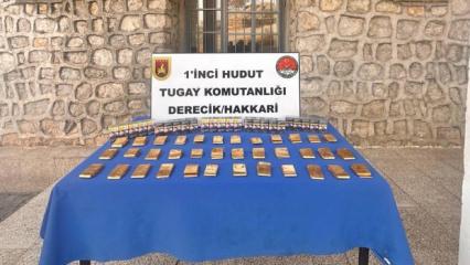 MSB duyurdu! Sınırda 36 kilo altın ele geçirildi