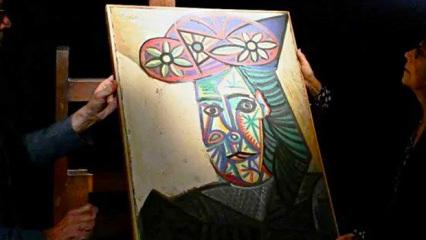 Picasso'nun bug&uuml;ne kadar g&ouml;r&uuml;lmemiş tablosu satıldı