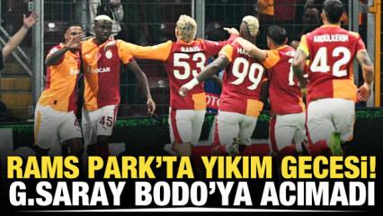 RAMS Park’ta yıkım gecesi! Galatasaray, Bodo'ya acımadı