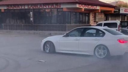 Tatvan’da drift yapan sürücüye 46 bin TL ceza