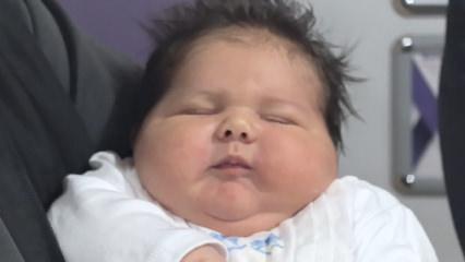 Türkiye'nin en büyük bebeği! Tam 6 kilo 150 gram doğdu