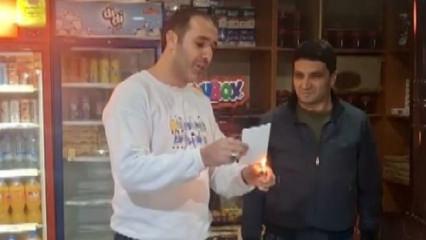 Yaktığı defter mahalleliyi sevince boğdu