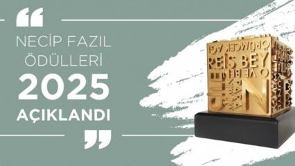 2025 Necip Fazıl Ödülleri açıklandı