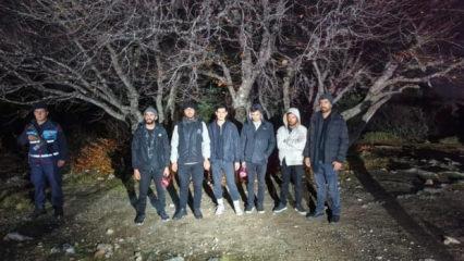 Uludağ'da ormanda mahsur kalan 6 kişi kurtarıldı