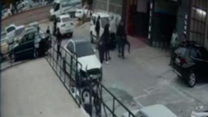 İşte Konya’da 12 kişinin yaralandığı oto boyama atölyesine silahla saldırının görüntüleri