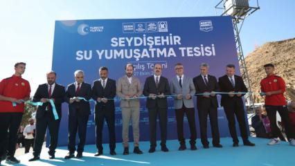 Başkan Altay, Seydişehir'e kazandırılan 65 milyon liralık su yumuşatma tesisini açtı