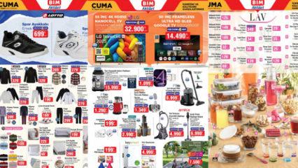 BİM aktüel ürünleri: TV, Tam otomatik kahve makinesi, Halı yıkama makinesi, Scooter...