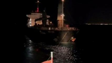 Çanakkale Boğazı'nda arızalanan gemi güvenli bölgeye demirletildi