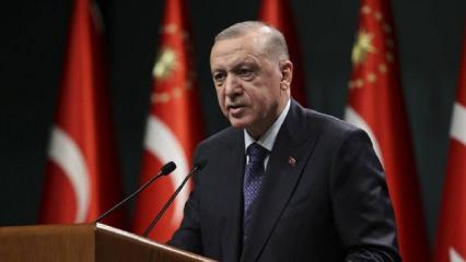 Cumhurbaşkanı Erdoğan: İstiklal için çekilen çileler Türkiye'nin doğumunu müjdelemiştir