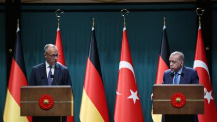 Erdoğan'dan Alman Başbakanı'na 'İsrail' tepkisi: Siz bunları görmüyor musunuz?