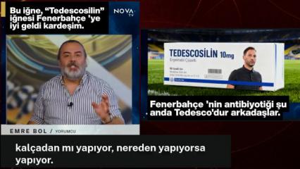 'Fenerbahçe'nin ilacı Tedescosilin' dedi sosyal medyada gündem oldu