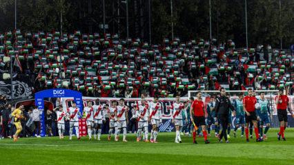 Filistin'e anlamlı destek! İspanyollar stadyumu bayraklarla donattı
