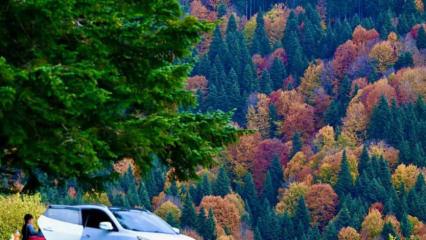 Fotoğrafçılar ve kampçılar için biçilmiş kaftan: Yayla ve volkanik göl bir arada
